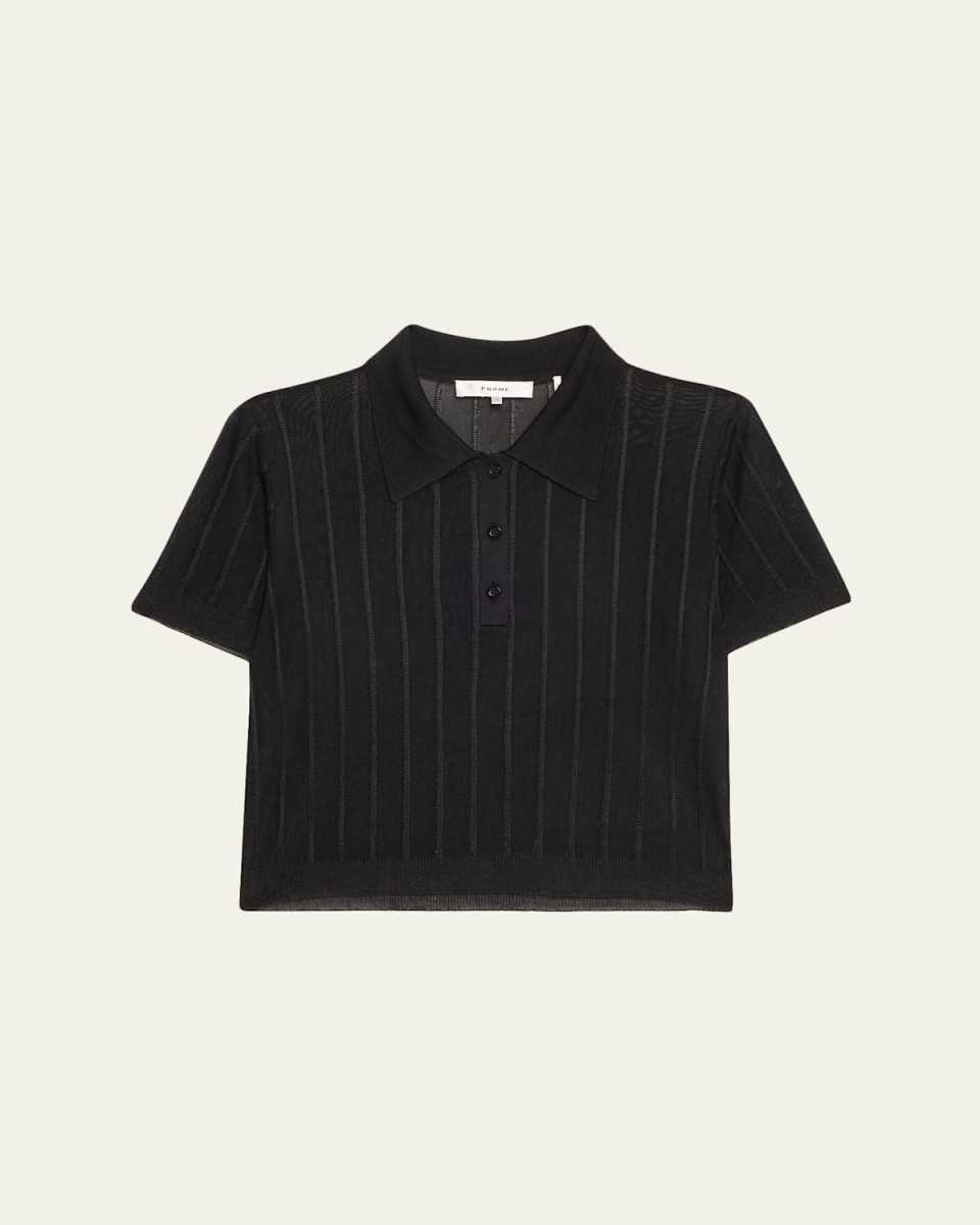 The Ribbed Polo Shirt